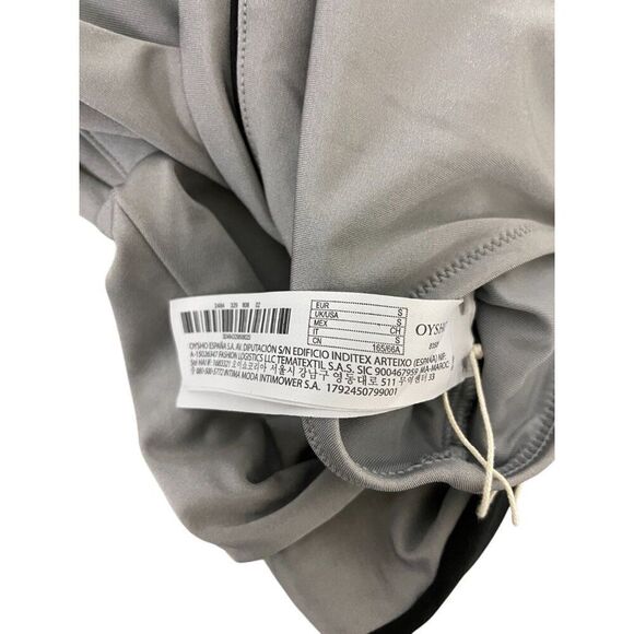 OYSHO Womens Swimsuit Bathing Suit Size S Gray Long Sleeve 2484/329 NWT - Picture 7 of 10